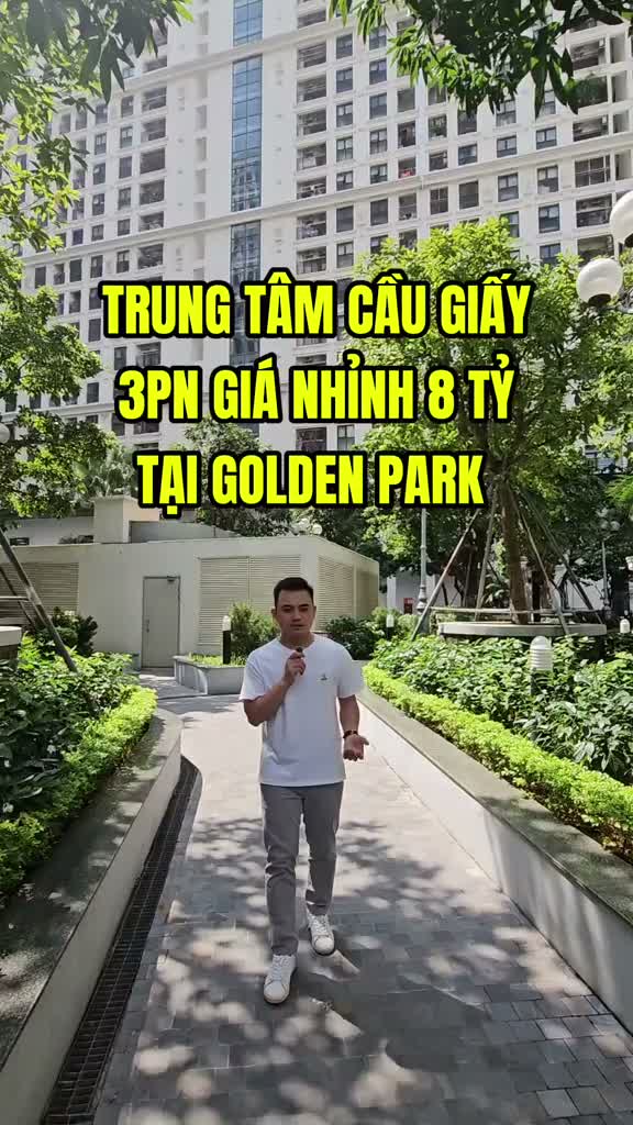 Golden Park nhỉnh 8 tỷ cho căn hộ 3PN