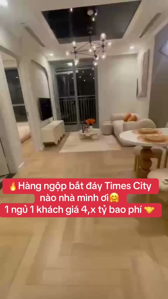 TIMES CITY – CĂN 1PN, GIÁ 4,X TỶ BAO PHÍ