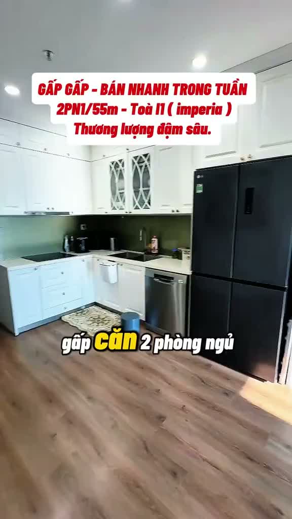 Chủ cần bán gấp căn 2Pn1/55m toà I1 - Phân khu Imperia Vinhomes Smart City,