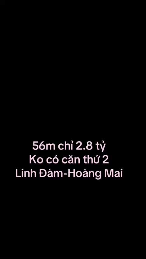 Căn hộ Tổ hợp Chung cư HH Linh Đàm, 2 PN 56 m²
