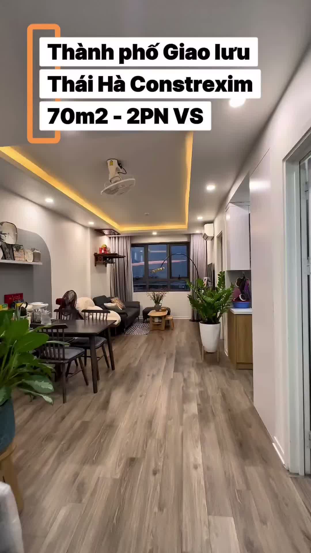 Bán căn hộ 2 phòng ngủ KĐT TP Giao Lưu, 70m2 - ảnh 2