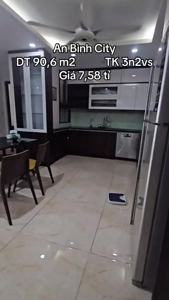 Căn hộ An Bình City, 3 PN, 90.6 m²