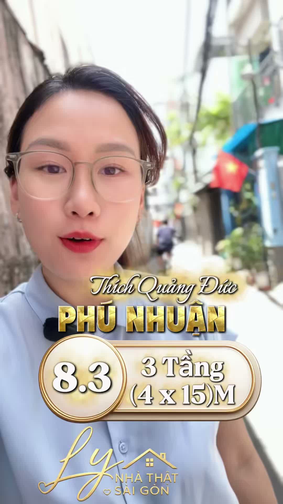 BÁN NHÀ PHÚ NHUẬN- 60M (4 x 15)M- 3 TẦNG-THÍCH QUẢNG ĐỨC - ảnh 2