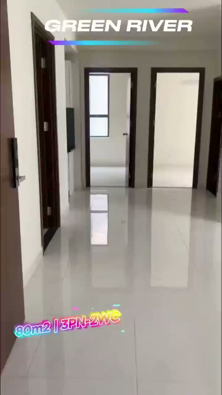 Căn hộ Green River, 3 PN 80 m²