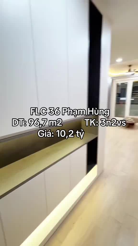Căn hộ FLC Complex 36 Phạm Hùng, 3 PN, 96.7 m²
