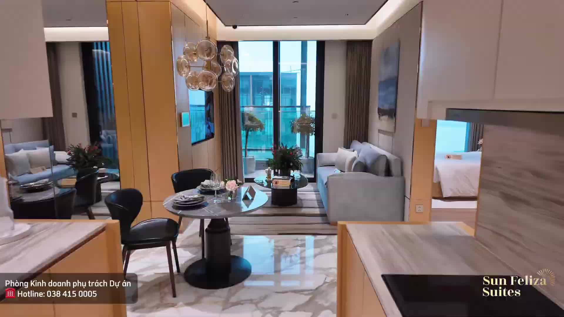 Căn hộ Sun Feliza Suites (Sun Grand City Cầu Giấy), 2 PN, 54 m²