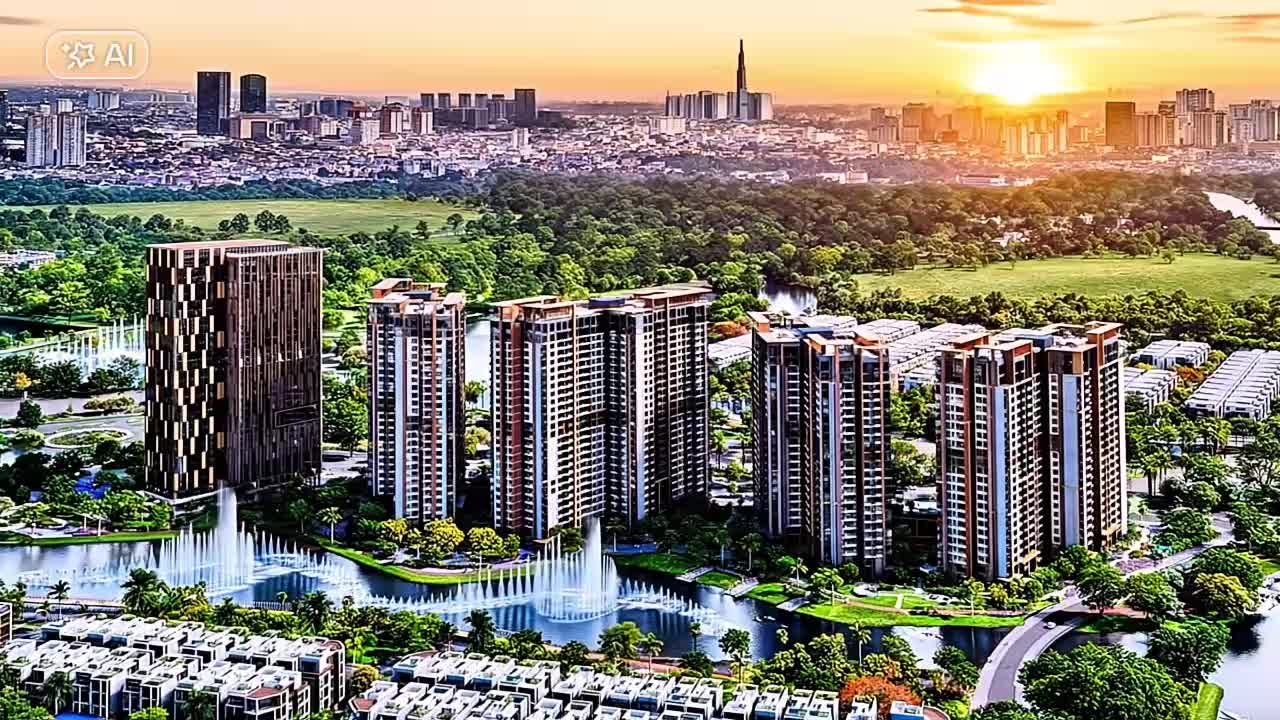 Căn hộ The Global City, 2 PN, 77 m²