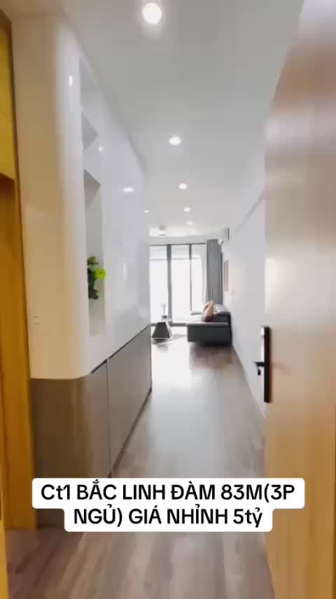 Căn hộ KĐT Bắc Linh Đàm, 3 PN 83 m²