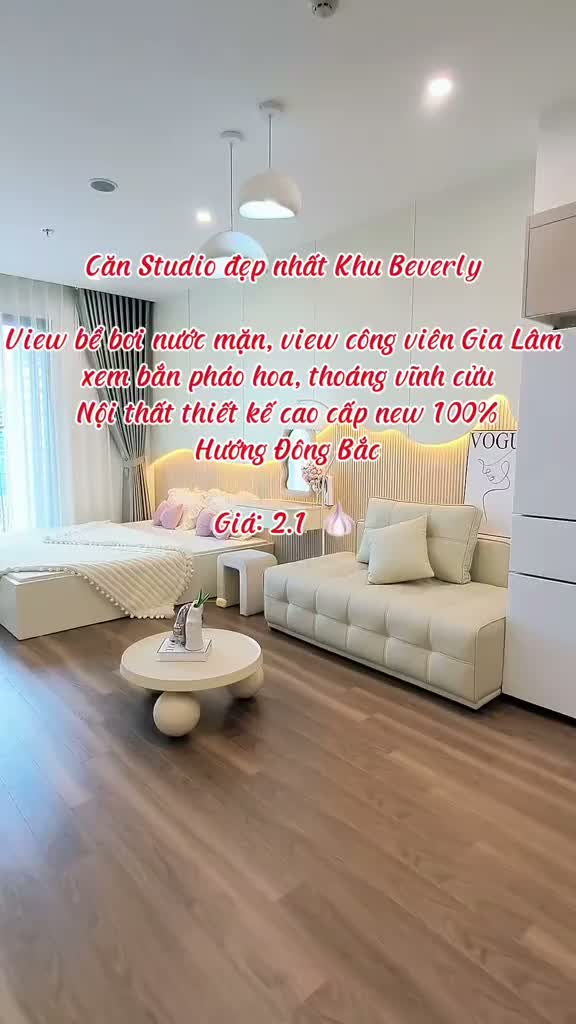VINHOMES OCEAN PARK 1 – VIEW BỂ BƠI NƯỚC MẶN & CÔNG VIÊN GIA LÂM