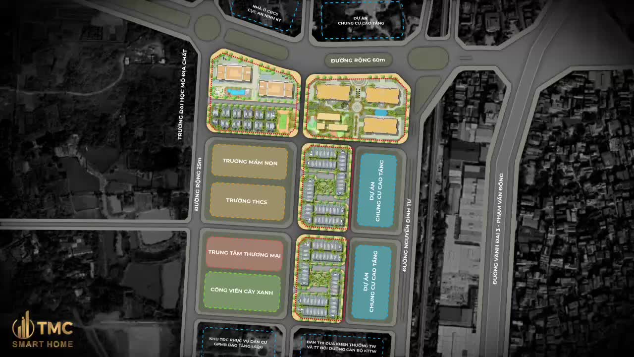 Căn hộ TMC Smart Home, 3 PN, 94 m²