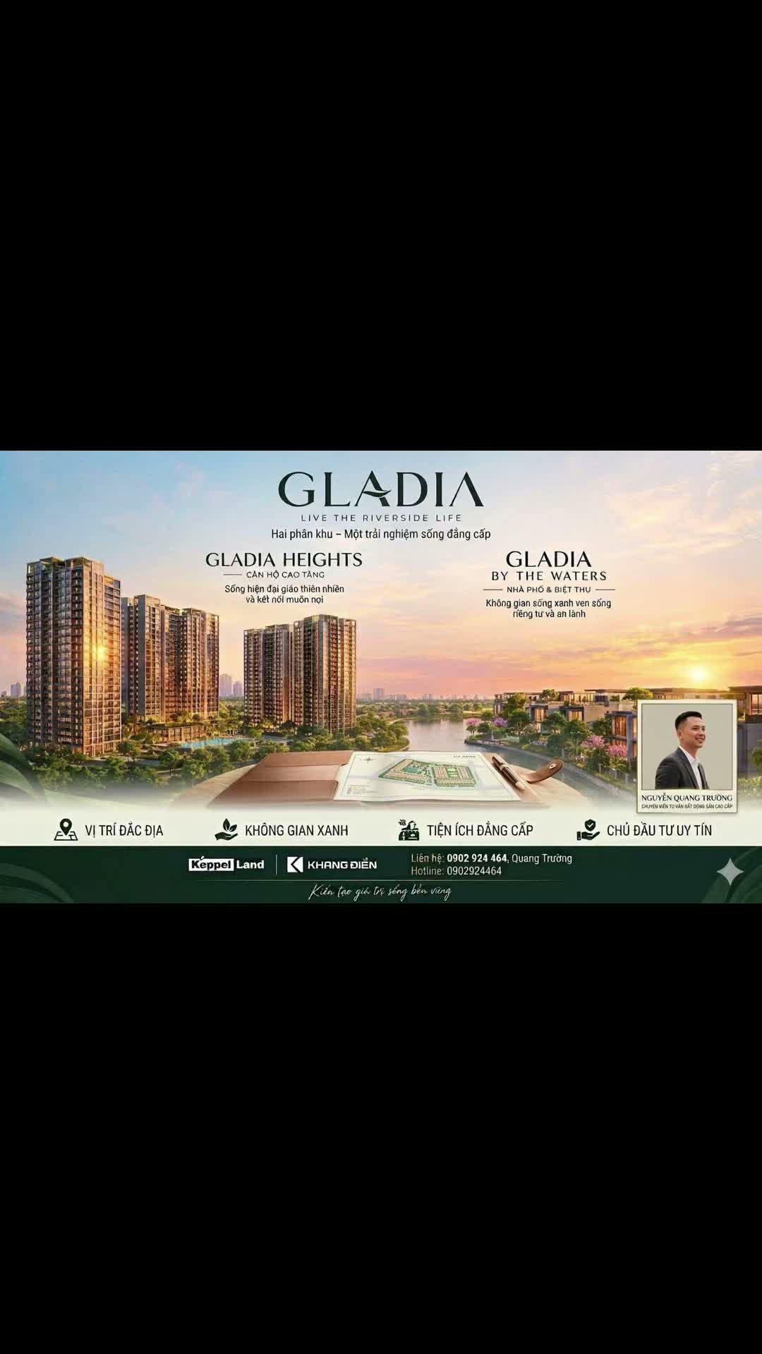 GLADIA BY THE WATERS – KHÔNG GIAN SỐNG XANH GIỮA SÀI GÒN