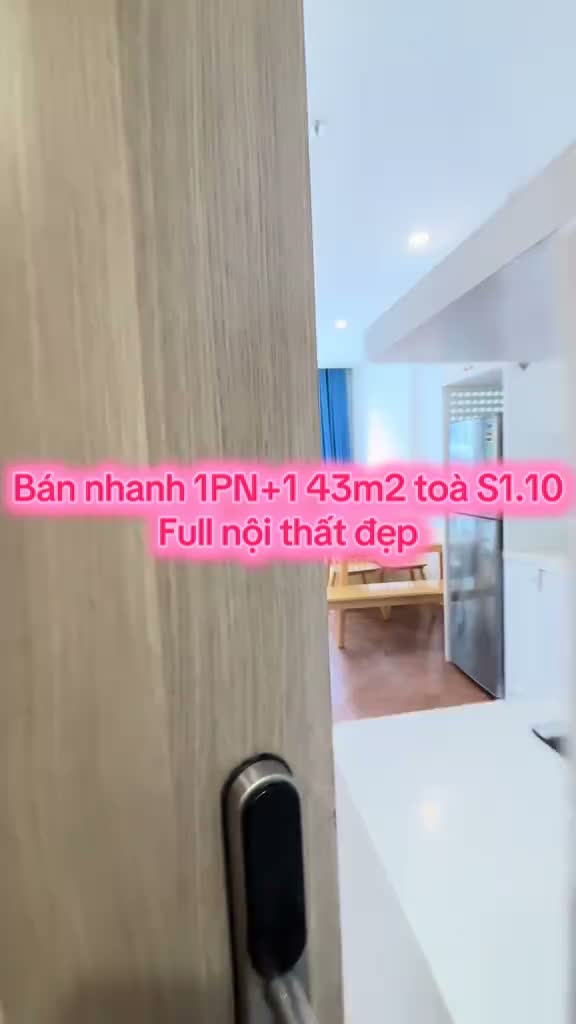 Bán nhanh  Sapphire - VinOCP 1 toà S1.10 full nội thất đẹp - 3 giường ngủ