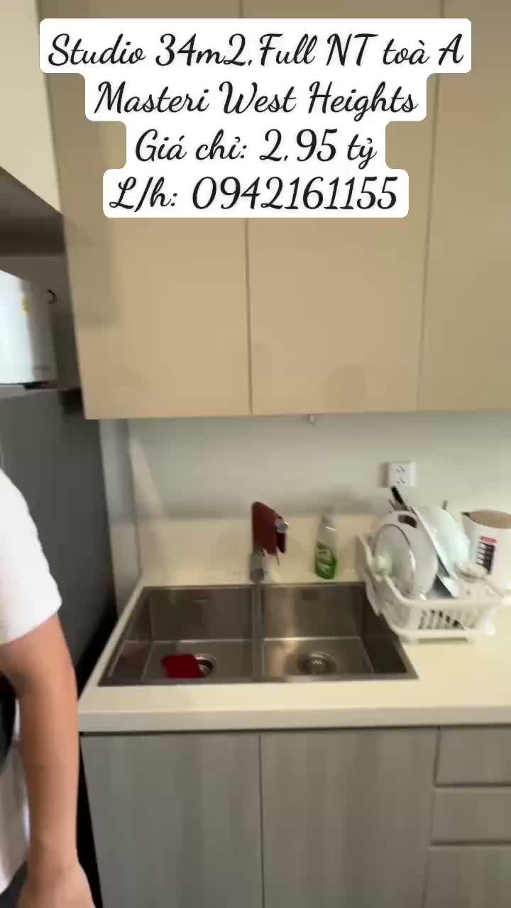 Cần bán căn Studio 34m2, Full NT toà A Masteri West Heights Vinhomes Smart City, Tây Mỗ - ảnh 2