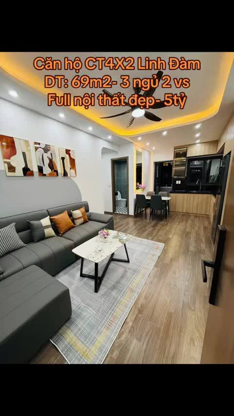 Căn hộ CT4A-X2 Linh Đàm, 3 PN 69 m²