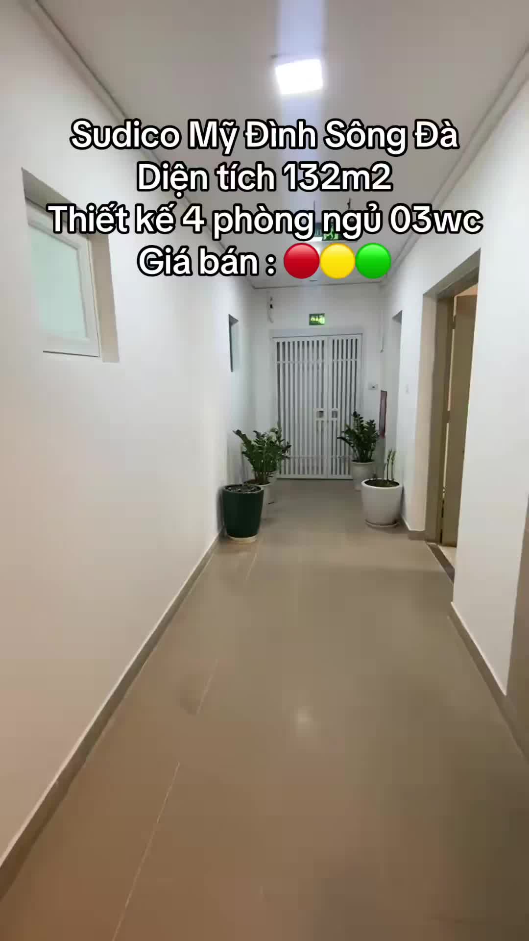 Căn hộ Khu đô thị Mỹ Đình Sông Đà - Sudico, 3 PN 132 m²
