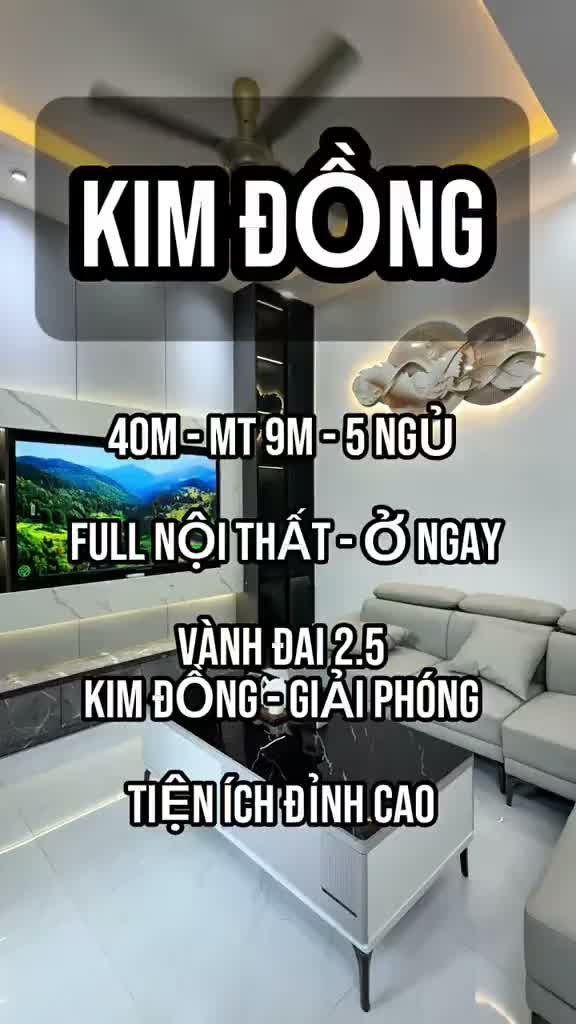 KIM ĐỒNG - GIÁP BÁT  40M - MT 9M - 5 NGỦ