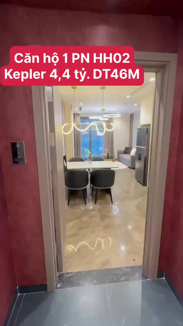 Căn hộ Kepler Tower (Kepler Land), 1 PN, 46 m²