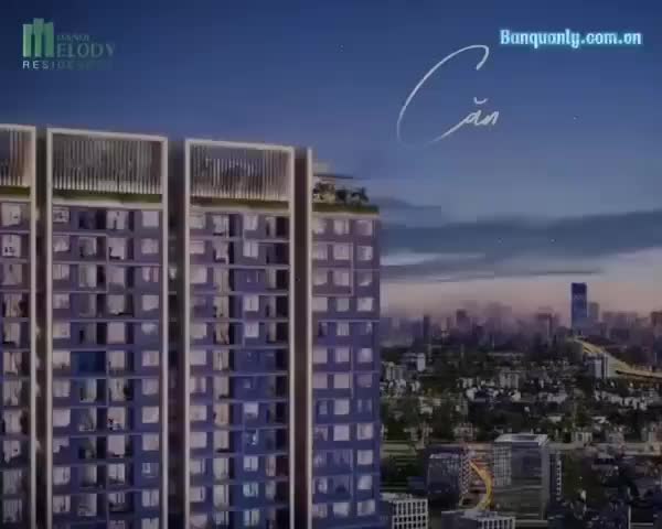 Căn hộ Melody Residences, 2 PN 90 m²