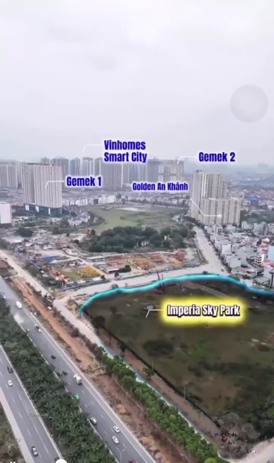Căn hộ Imperia Sky Park, Studio 28 m²