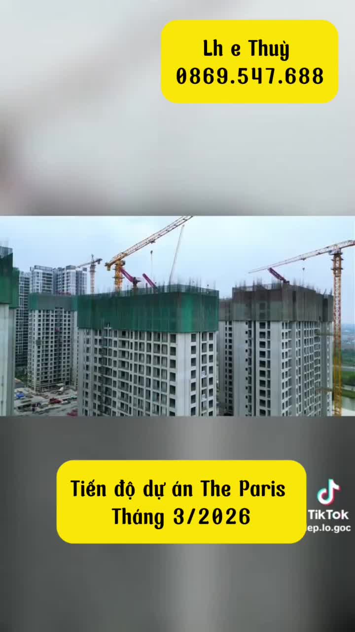 Căn hộ The Paris - Vinhomes Ocean Park, 1 PN, 43 m²