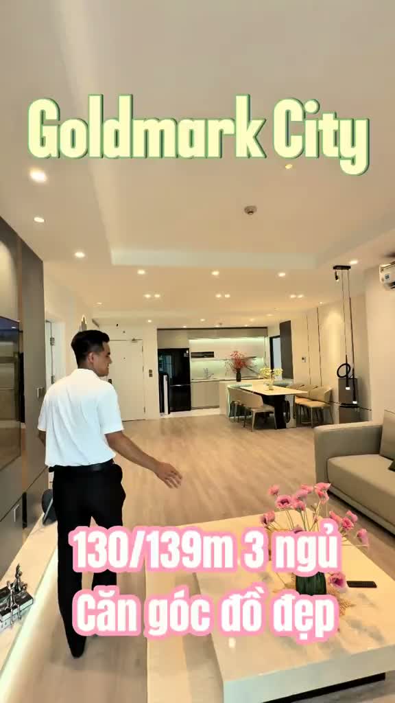 GOLDMARK CITY – CĂN GÓC 3PN, FULL NỘI THẤT ĐẸP