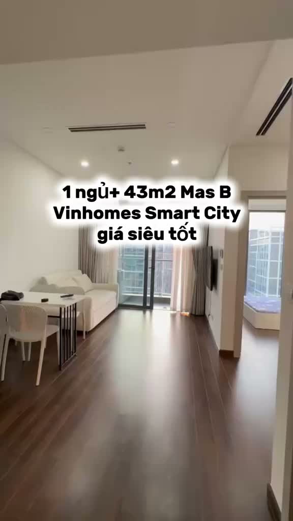 1 ngủ+ 43m2 Mas B Vinhomes Smart City giá siêu tốt MWH0496 #vinhomessmartcit