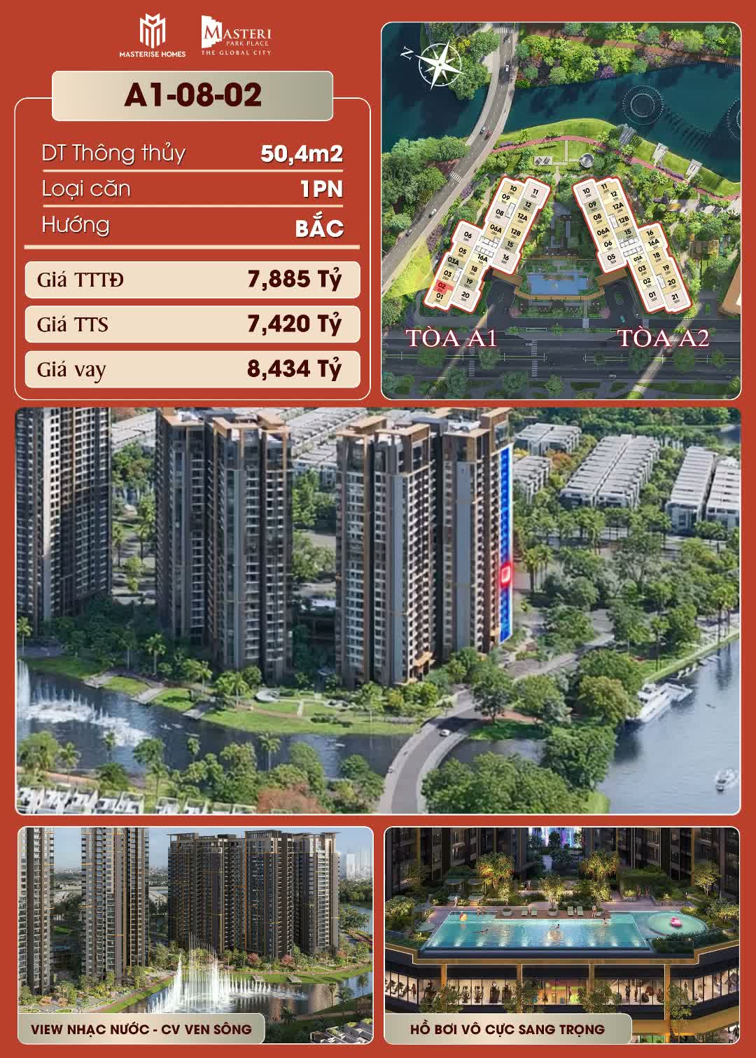 Căn hộ · Masteri Park Place – The Global City