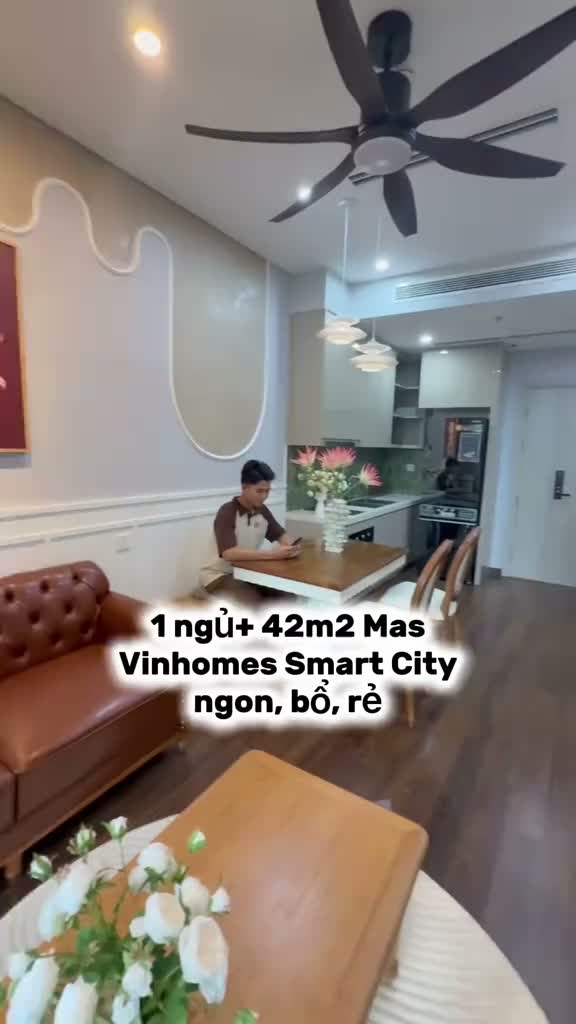 1 ngủ+ 42m2 Vinhomes Smart City ngon, bổ, rẻ