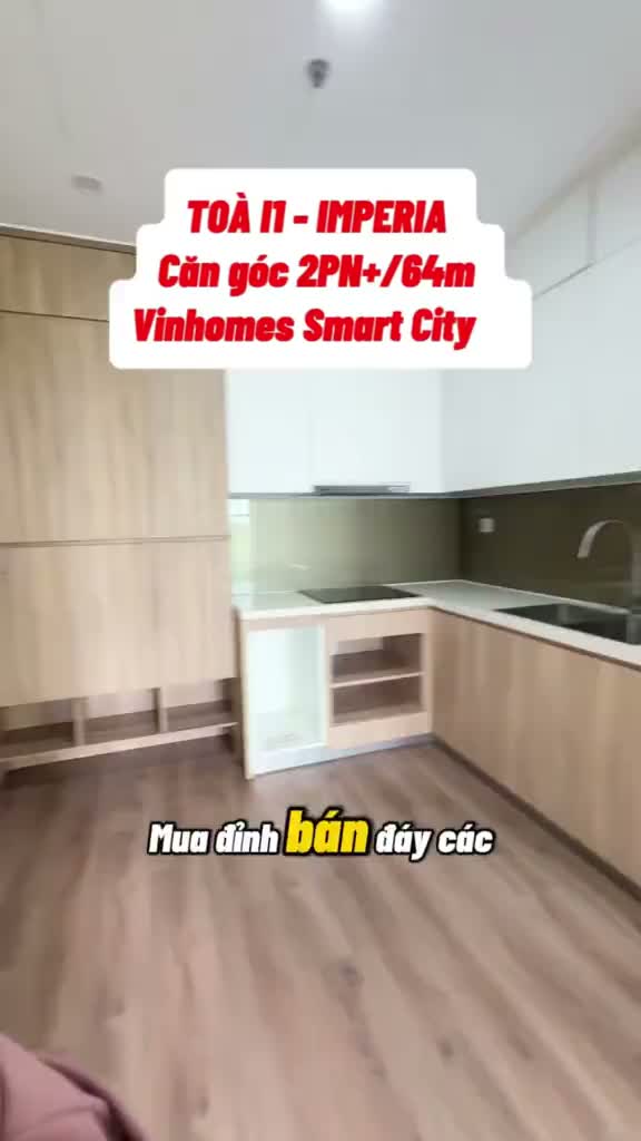 Căn góc 2PN+ tại tòa I1, phân khu Imperia thuộc khu đô thị Vinhomes Smart