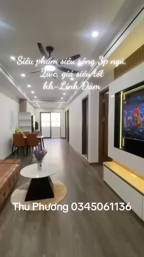 Căn hộ Khu đô thị Linh Đàm, 3 PN, 76 m²