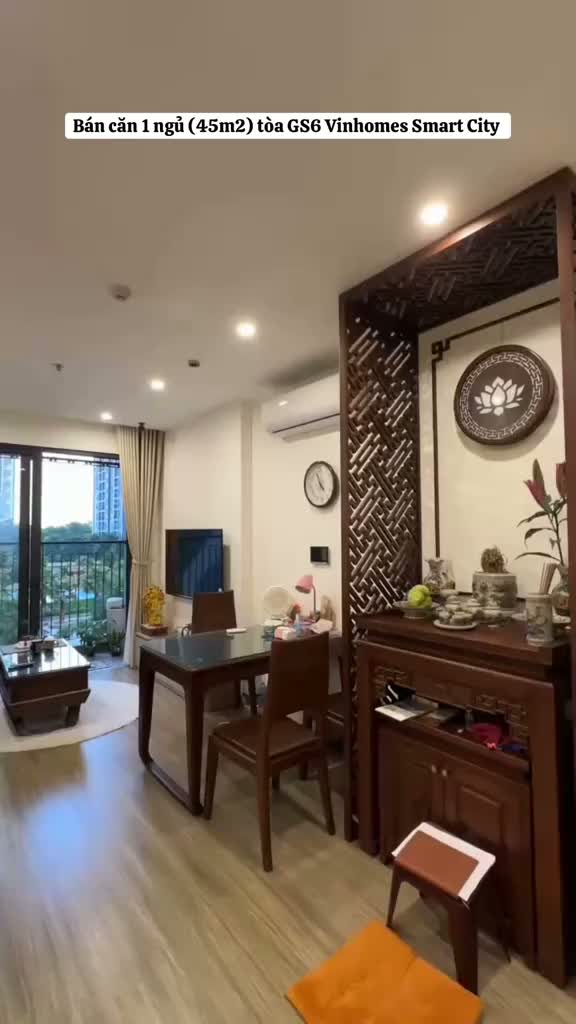 "VINHOMES SMART CITY – GS6, CĂN 1PN 45M²