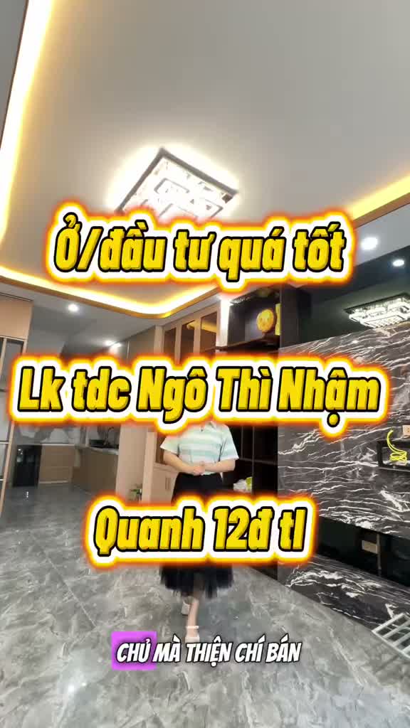 Chủ thiện chí bán LK tdc Ngô Thì Nhậm, 45m2 x 5 tầng