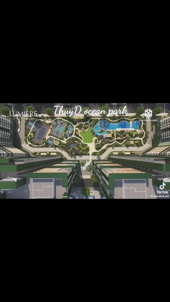 Căn hộ Lumière Spring Bay - Vinhomes Ocean Park 2, 1 PN, 39 m²