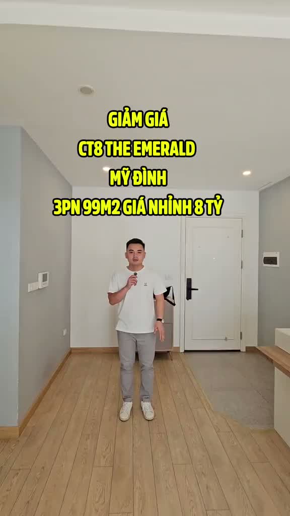 CT8 The Emerald Mỹ Đình - 3pn 99m2 - nhỉnh 8 tỷ