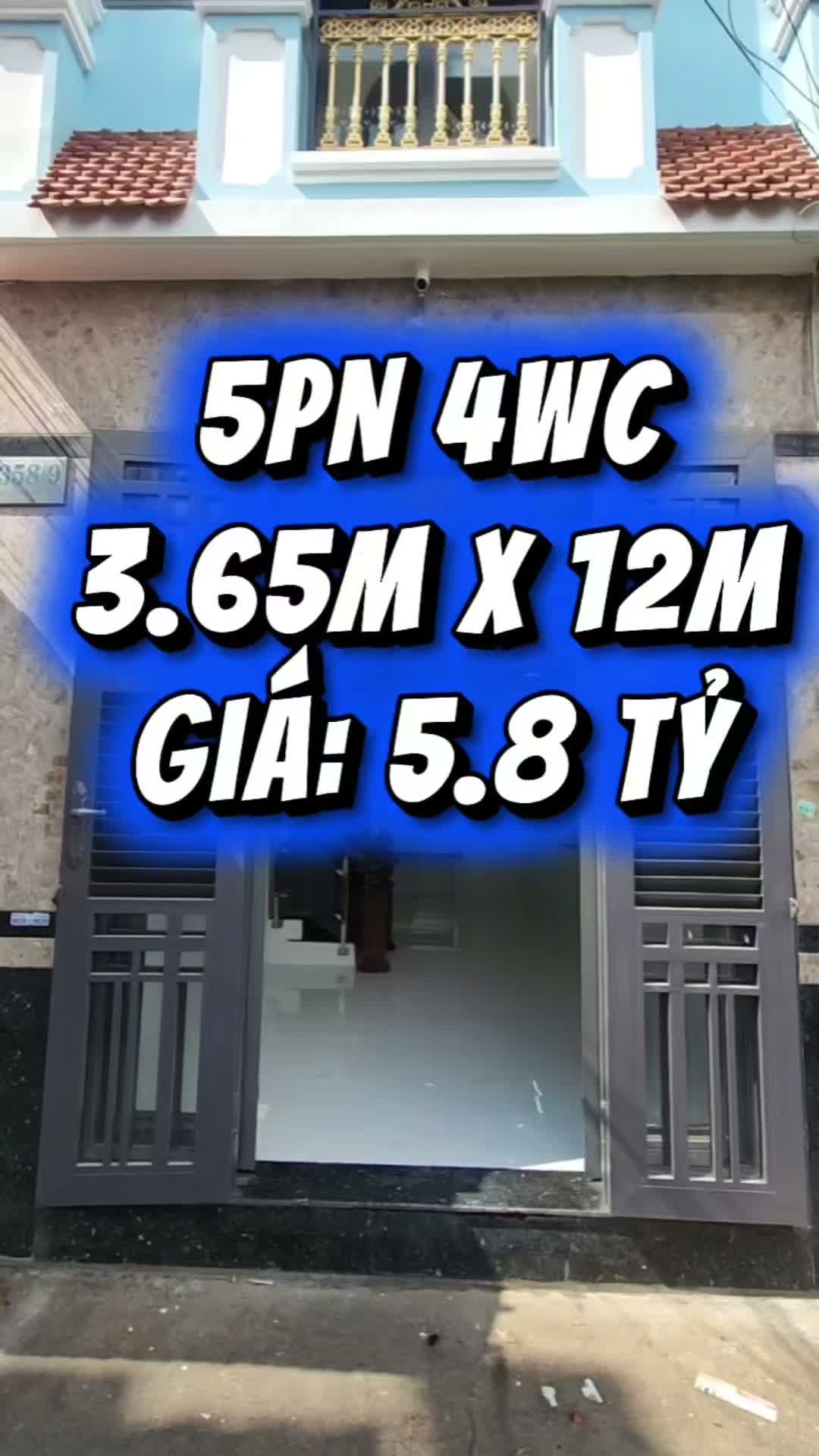 Bán nhà mới HXH Phú Định Q.8 (5PN 4WC) 5.8 tỷ - ảnh 2