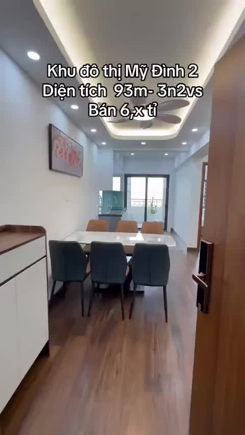 Căn hộ Khu đô thị Mỹ Đình 1, 3 PN 93 m²