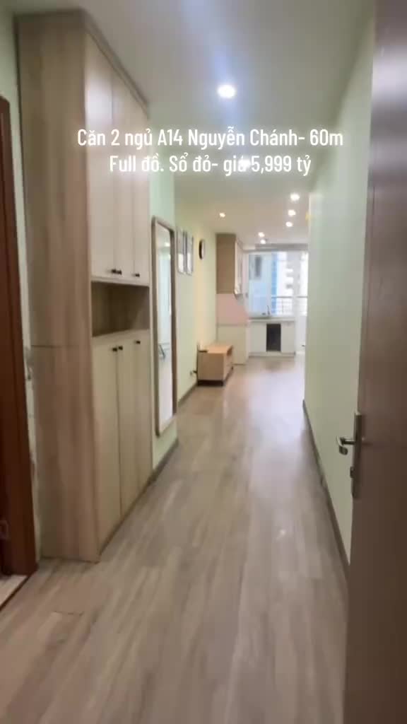 Căn hộ Khu đô thị Nam Trung Yên,  2 PN 60 m²