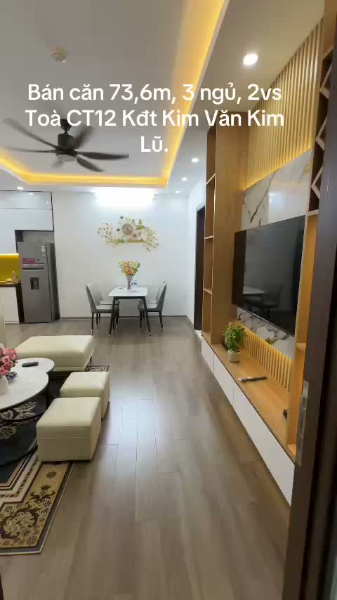Căn hộ 3PN 75m2 tại Kim Văn Kim Lũ, nội thất đầy đủ, sổ đỏ lâu dài - ảnh 2