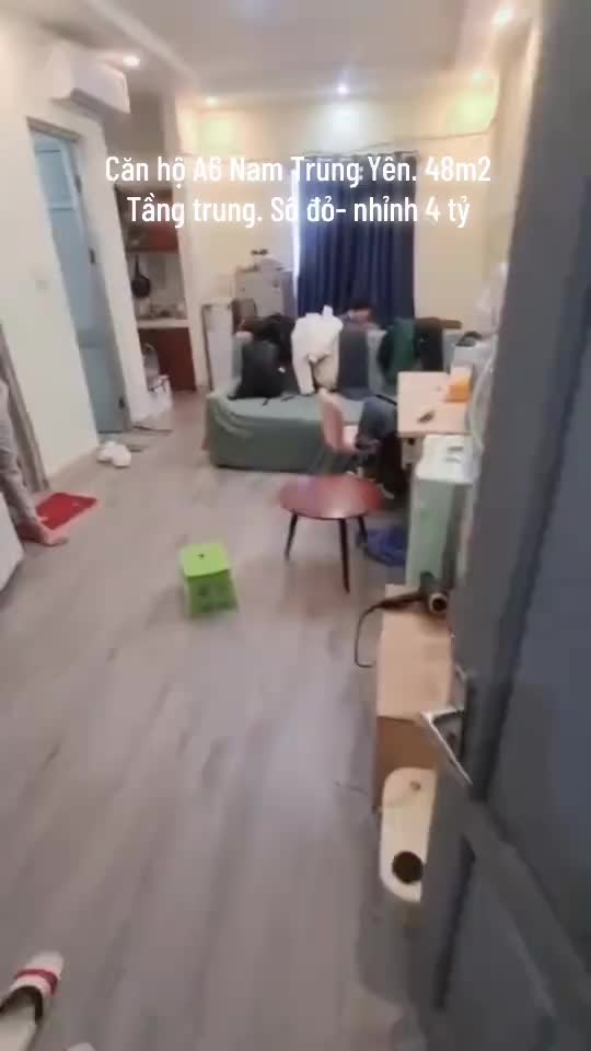 Căn hộ Khu tái định cư A6 Nam Trung Yên, 1 PN, 48 m²