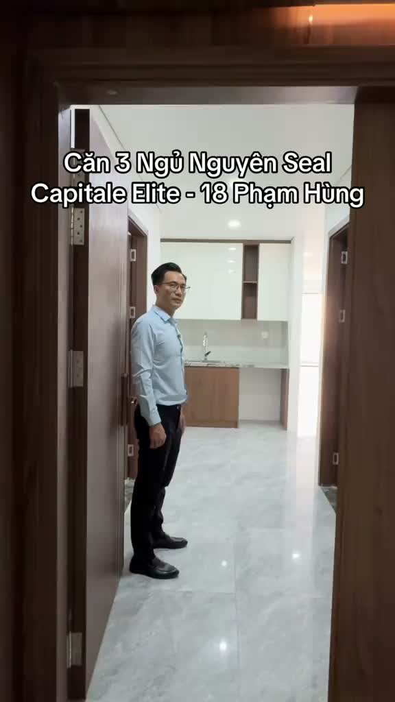 127m², 3 ngủ nguyên bản CĐT, nhà mới 100% tại Capitale Elite, 18 Phạm Hùng.