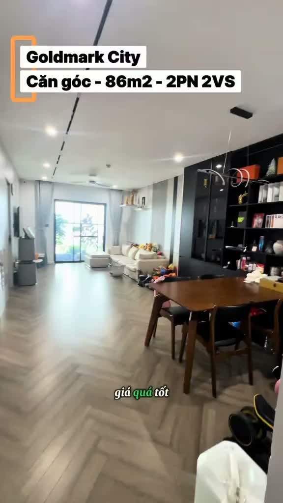 Căn góc hoa hậu - 86m2 - 2PN 2WC - View ngắm pháo hoa