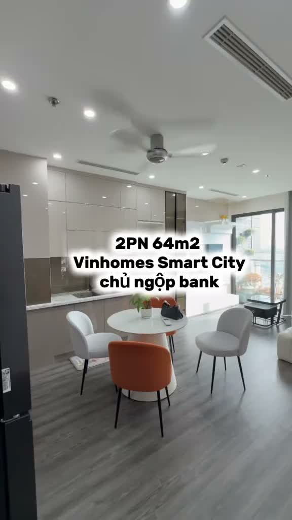 2 ngủ 64m2 Vinhomes Smart City chủ ngộp bank thiện chí thương lượng TK0082 #