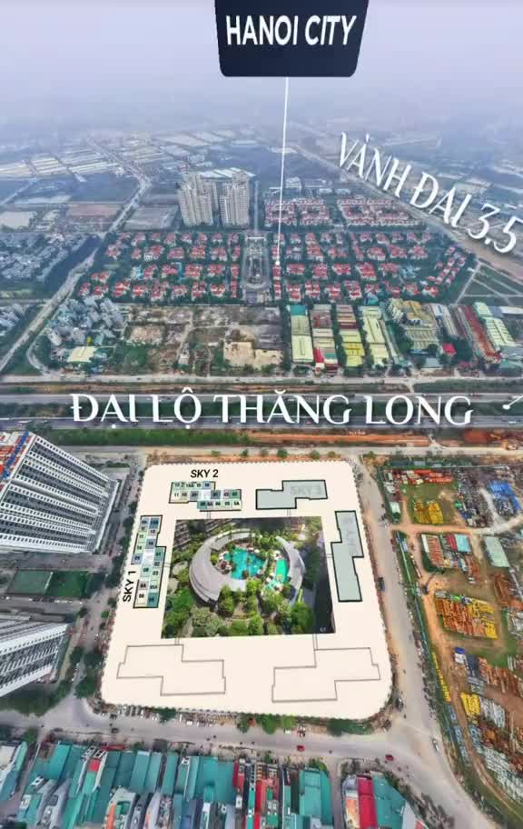 Căn hộ Imperia Sky Park, 1 PN, 44 m²