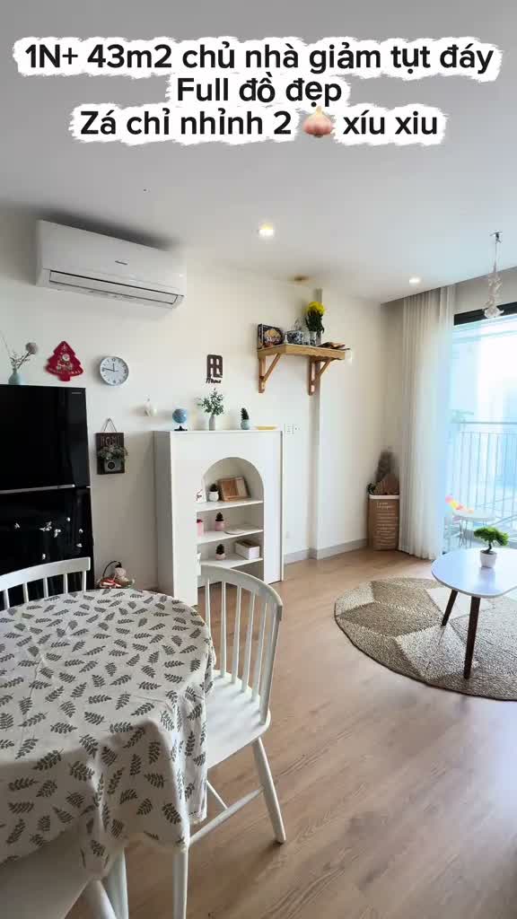 1n+ 43m2 toà S1 Hàng mới ra nóng hổi,  E lên quay gấp vì giá tốt nhứt tt